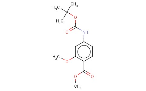 TERT-BUTYL 4-(METHOXYCARBONYL)-3-METHOXYPHENYLCARBAMATE
